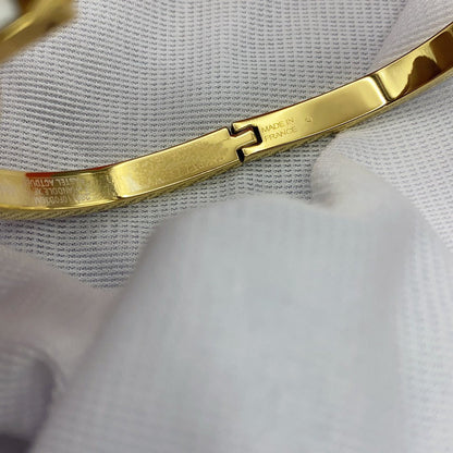 Mysitc CLASSIC HM CLIC WHITE 8MM ENAMEL BRACELET