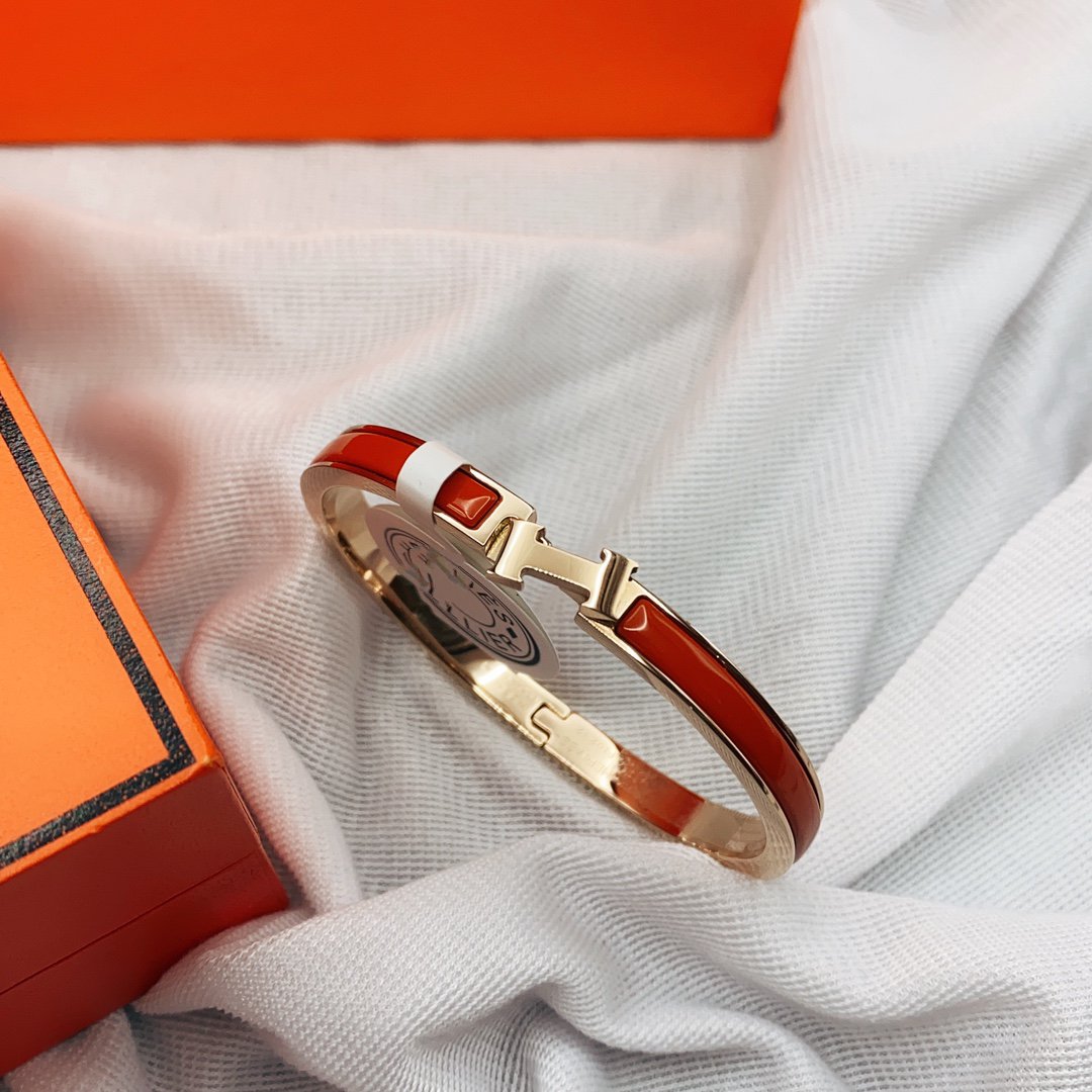 Mysitc CLASSIC HM CLIC RED 8MM ENAMEL BRACELET