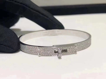Mysitc HM KELLY BRACELET IN SILVER AND FULL PAVE DIAMOND