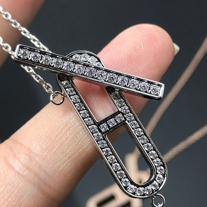 Mysitc HM NECKLACE PLATINUM ROSE GOLD DIAMOND