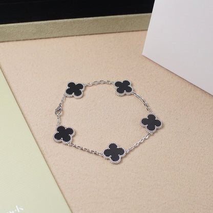 [Mysitc ]New CLOVER 5 MOTIF ONYXS BRACELET COLLECTION