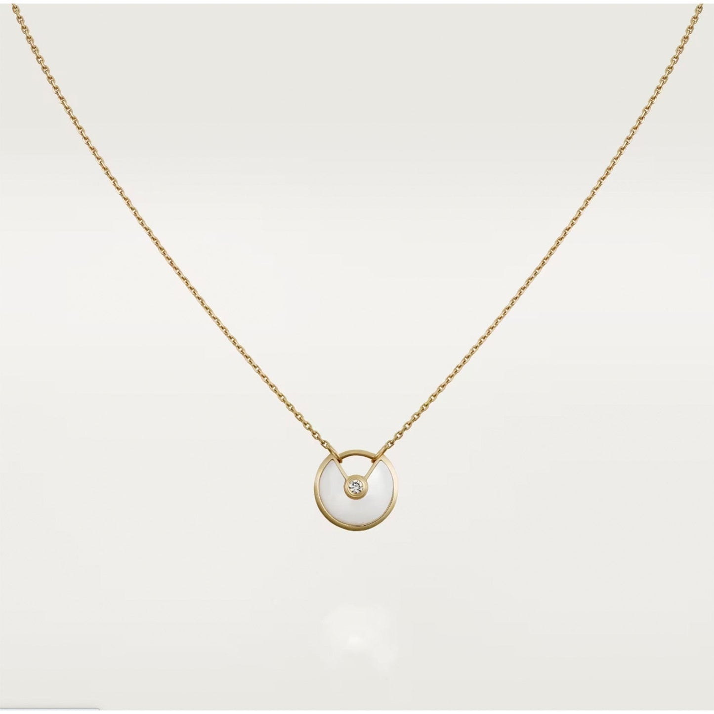 Mysitc AMULETTE ROSE GOLD MOP NECKLACE