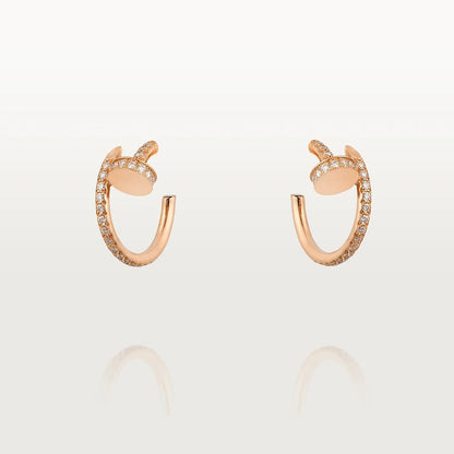 Mystic JUSTE OHRRINGE 12.75MM ROSÉGOLD DIAMANT