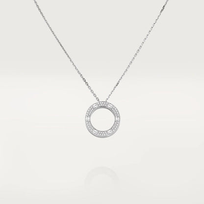 Mysitc LOVE NECKLACE ADJUSTABLE SILVER