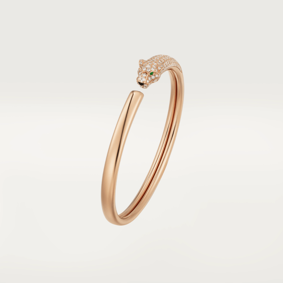 Mystic PANTHERE ROSÉGOLD DIAMANT OFFENER ARMREIF