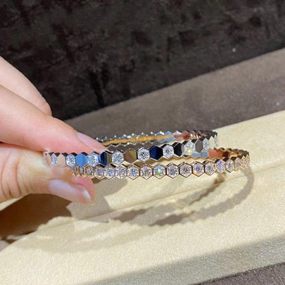 Mysitc BEE LOVE GOLD BRACELET FULL DIAMOND