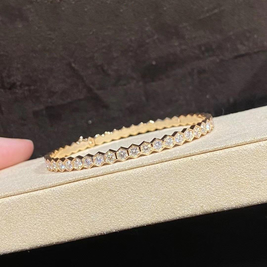 Mysitc BEE LOVE GOLD BRACELET FULL DIAMOND