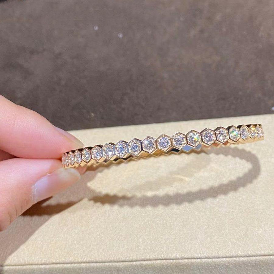 Mysitc BEE LOVE GOLD BRACELET FULL DIAMOND