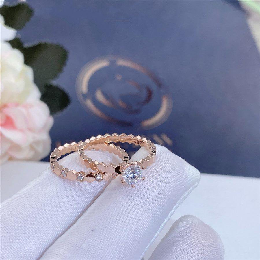 Mysitc BEE LOVE RING PINK GOLD 1 DIAMOND