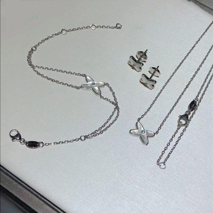 Mysitc JEUX BRACELET WHITE MOP SILVER 1 DIAMOND