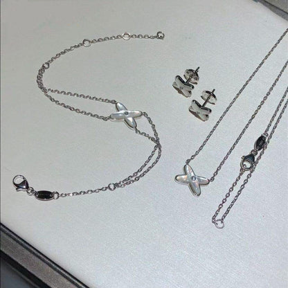 Mysitc JEUX BRACELET WHITE MOP SILVER 1 DIAMOND