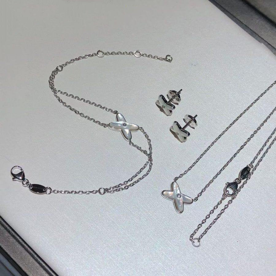 Mysitc JEUX BRACELET WHITE MOP SILVER 1 DIAMOND