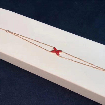 Mysitc JEUX BRACELET CARNELIAN PINK GOLD 1 DIAMOND