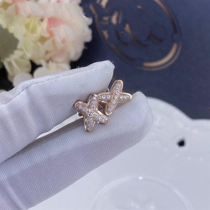 Mysitc JEUX DE PINK GOLD DIAMOND EARRINGS