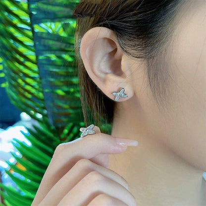 Mysitc JEUX DE SILVER DIAMOND EARRINGS