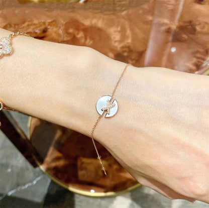 Mysitc JEUX DE BRACELET MOP PINK GOLD DIAMONDS
