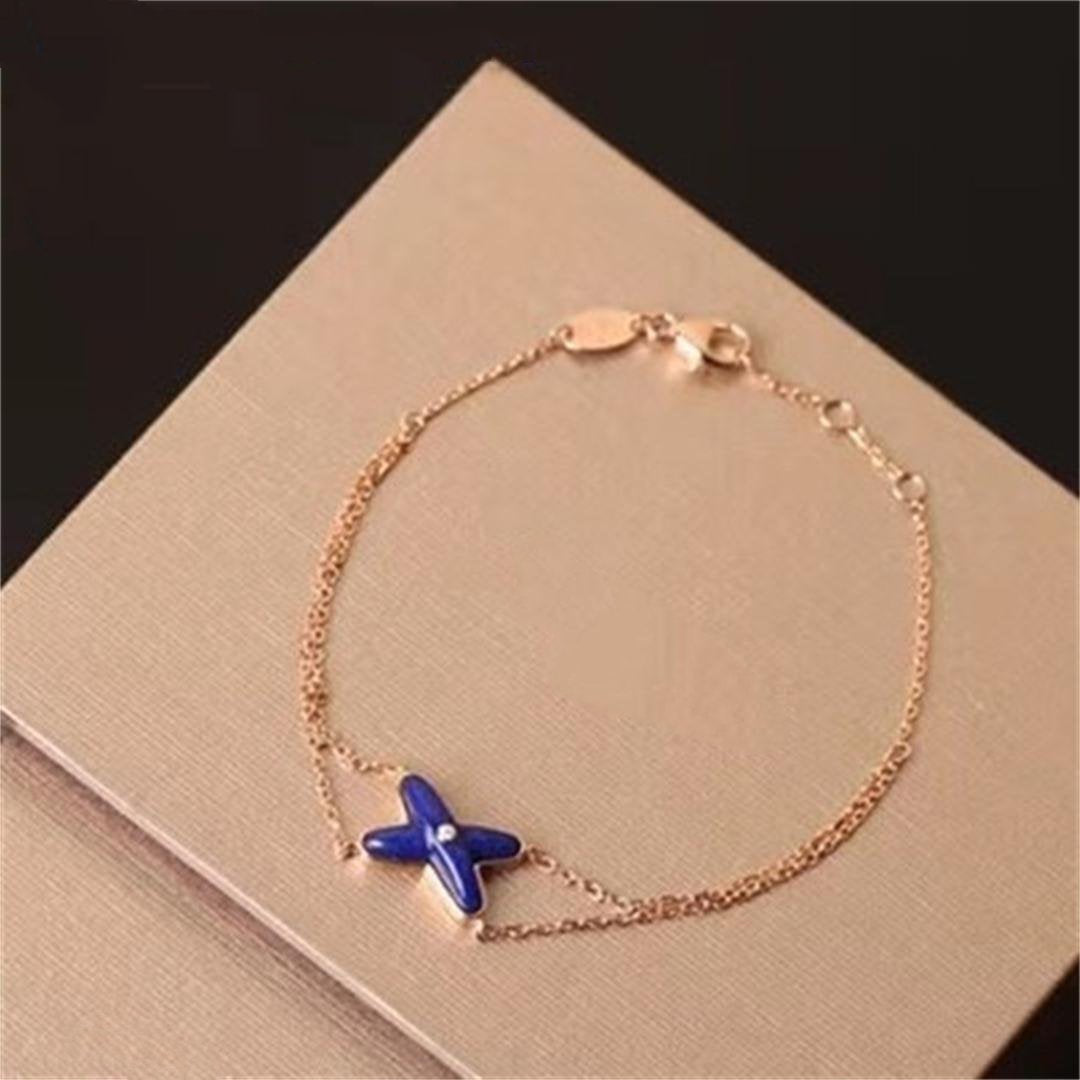 Mysitc Hollow Design Four-Leaf Clover Flower Shape Ring