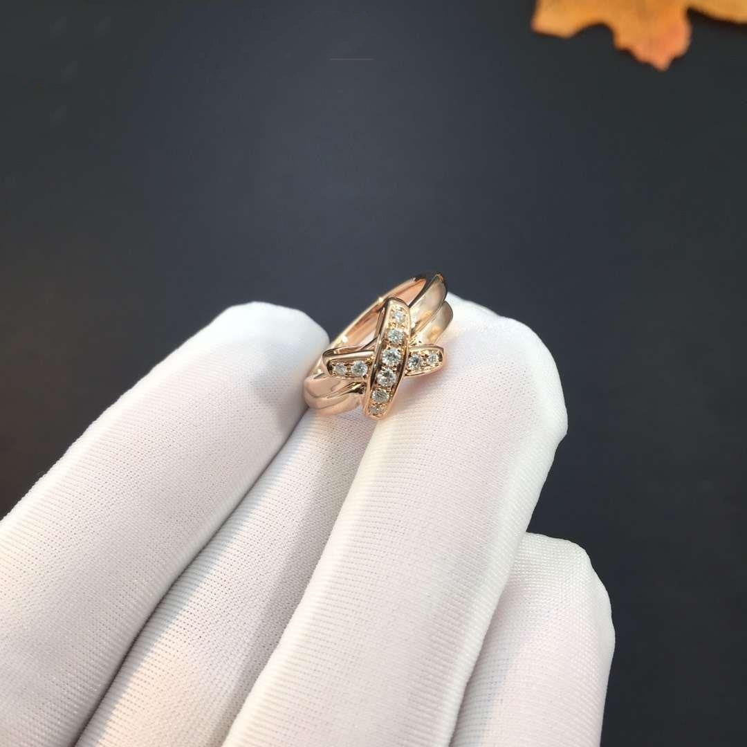 Mysitc JEUX DE PINK GOLD DIAMOND RING
