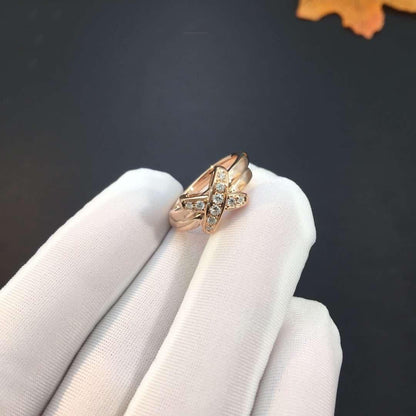 Mysitc JEUX DE PINK GOLD DIAMOND RING