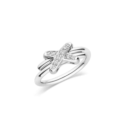 Mysitc SILBERNER DIAMANTRING