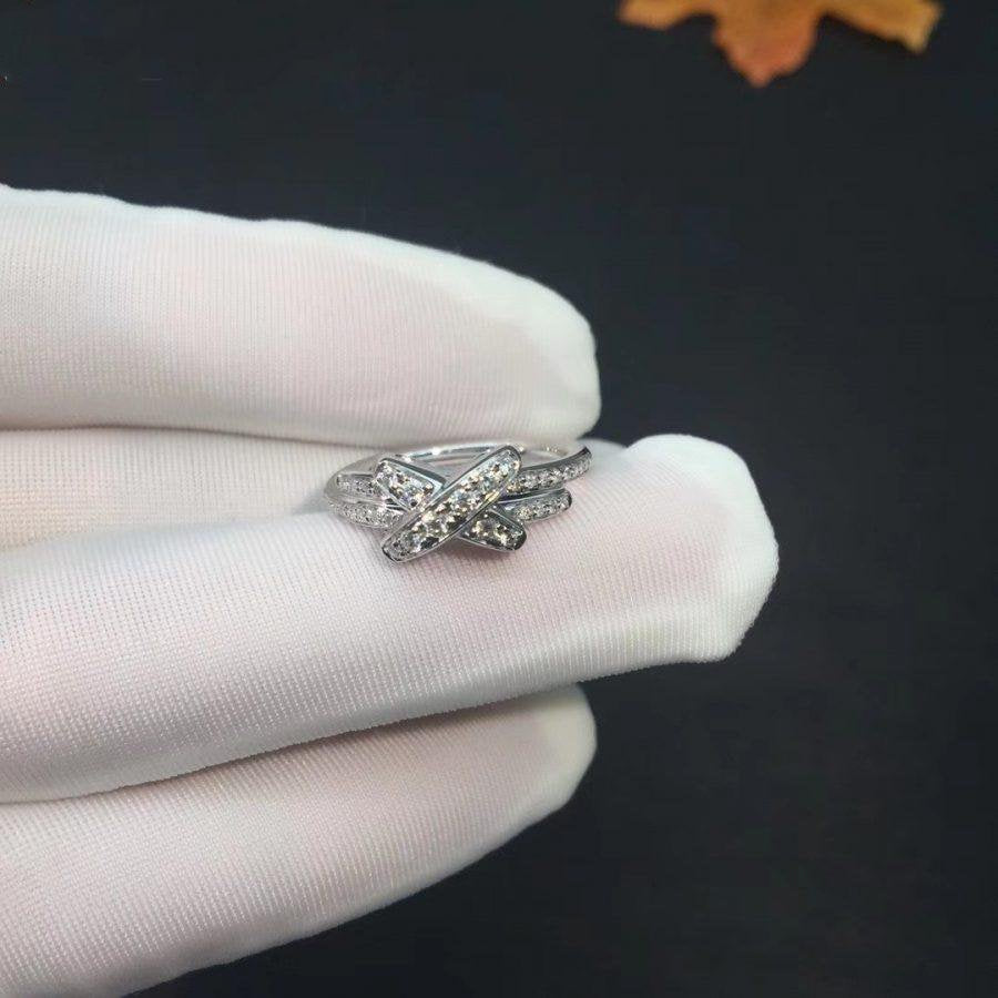Mysitc SILBERNER DIAMANTRING