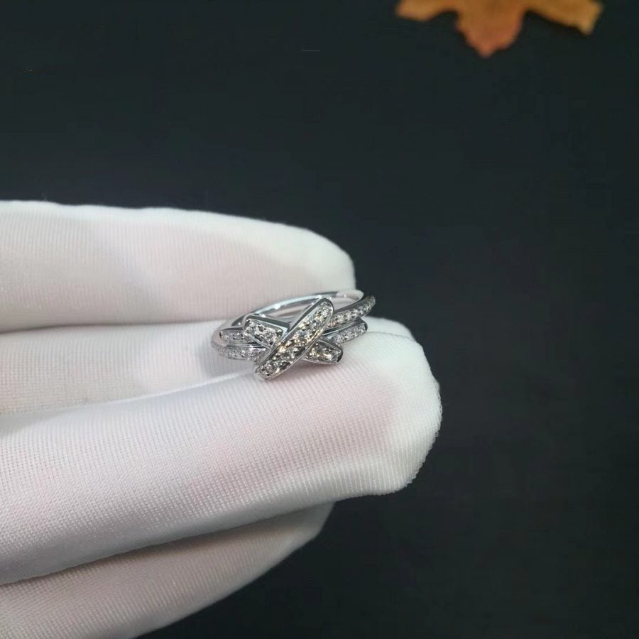 Mysitc SILBERNER DIAMANTRING