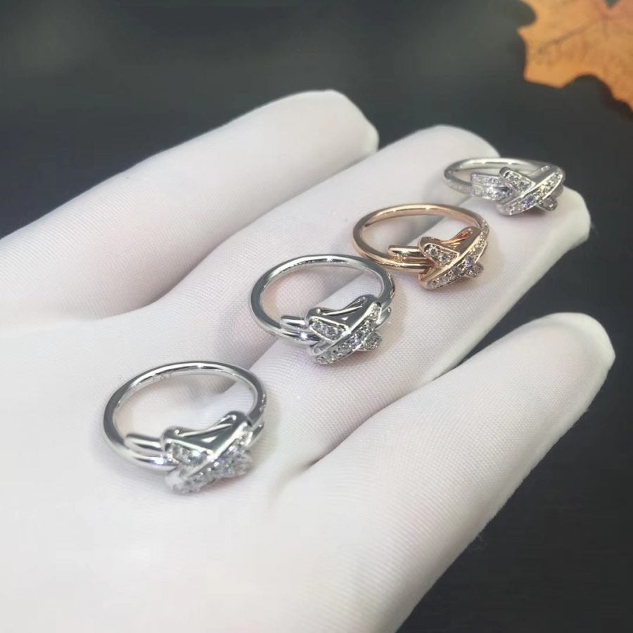 Mysitc SILBERNER DIAMANTRING
