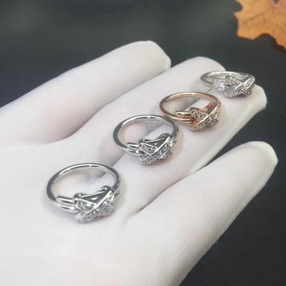 Mysitc SILBERNER DIAMANTRING