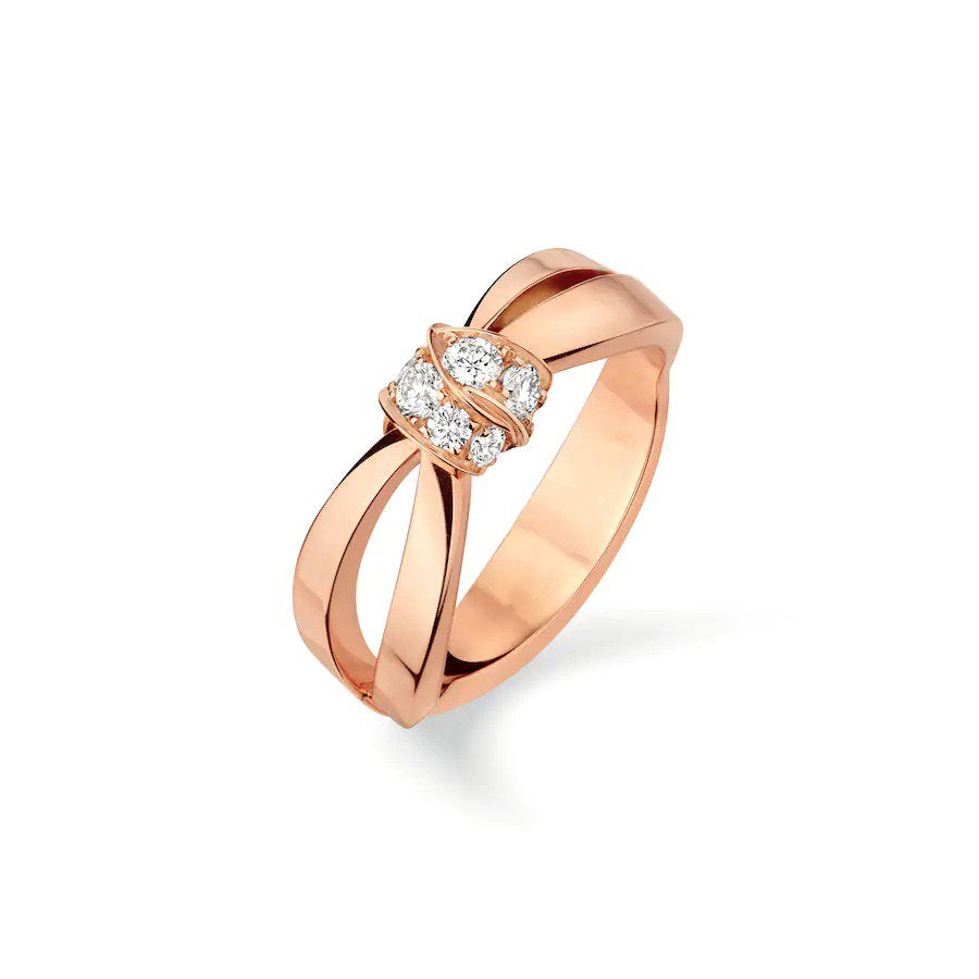 MYSTIC LIENS RING ROSÉGOLD DIAMANT
