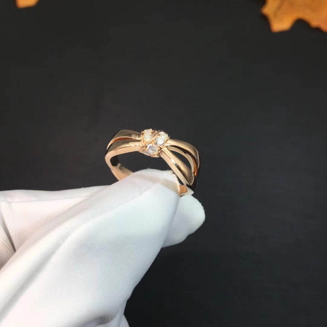 MYSTIC LIENS RING ROSÉGOLD DIAMANT