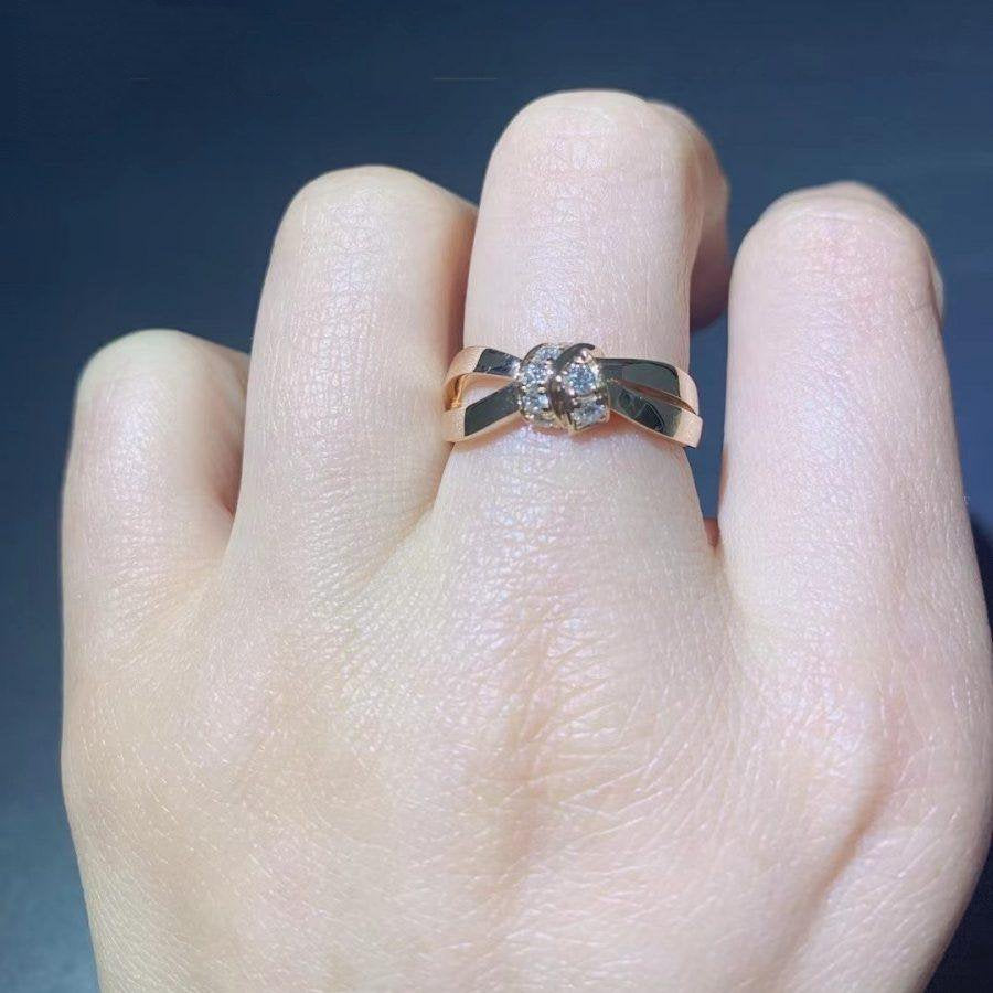 MYSTIC LIENS RING ROSÉGOLD DIAMANT