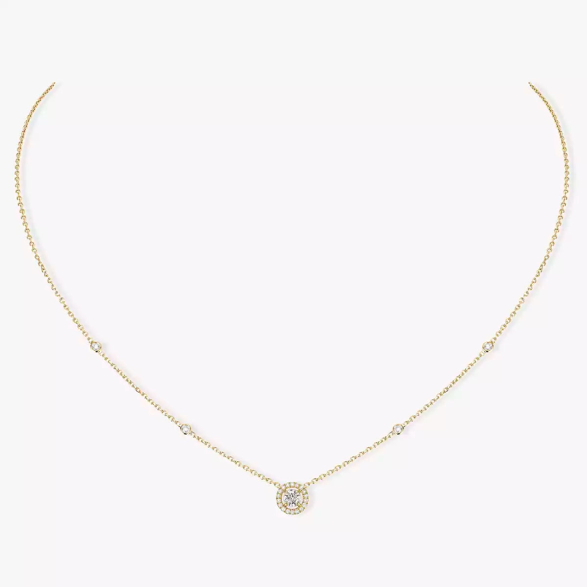 [Mystic] ダイヤモンドネックレス 0.20カラット ブリリアントカット Joy