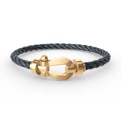 Mysitc FORCE LARGE HORSESHOE NO DIAMOND BRACELET GOLD