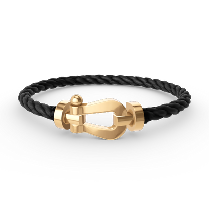 Mysitc FORCE LARGE HORSESHOE NO DIAMOND BRACELET GOLD