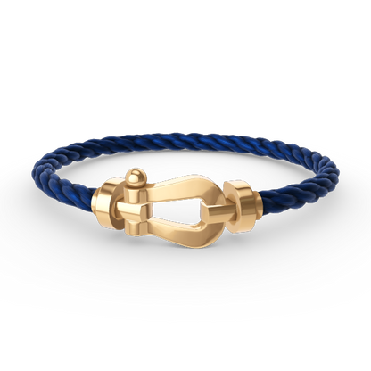 Mysitc FORCE LARGE HORSESHOE NO DIAMOND BRACELET GOLD