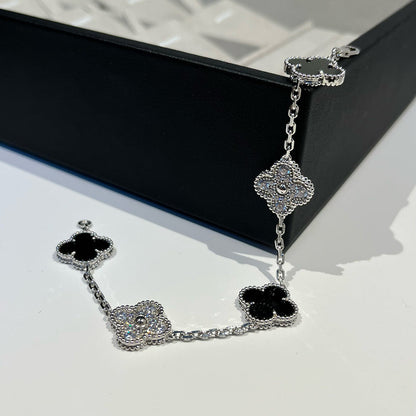 [Mysitc ]New CLOVER 5 MOTIF ONYXS BRACELET COLLECTION