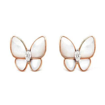 Mysitc BUTTERFLY MOP DIAMOND EARRINGS