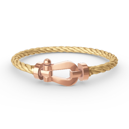Mysitc FORCE LARGE HORSESHOE NO DIAMOND BRACELET ROSE GOLD