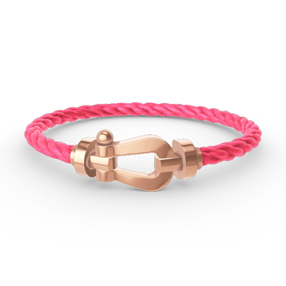 Mysitc FORCE LARGE HORSESHOE NO DIAMOND BRACELET ROSE GOLD