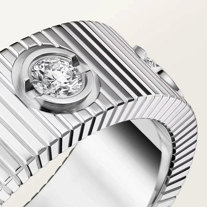 Mystic NEW MODEL LOVE 6.5 MM RING ，6 DIAMONDS