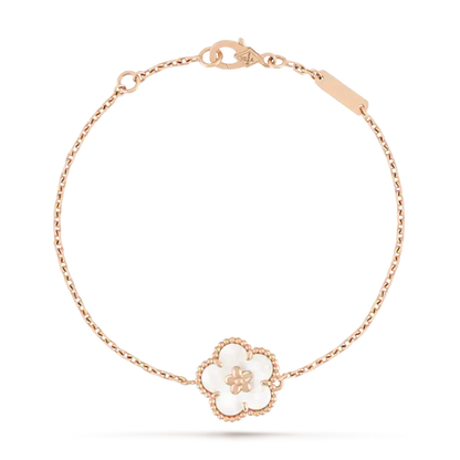 Mysitc LUCKY WHITE MOP PLUM BLOSSOM  BRACELET