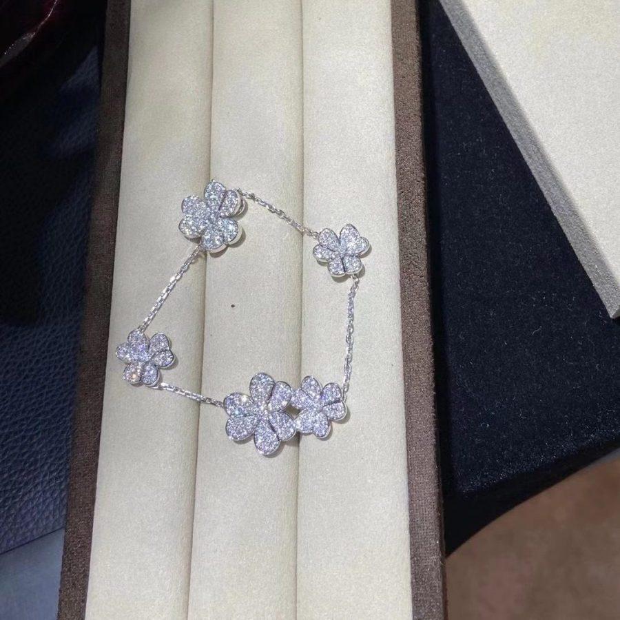 Mysitc FRIVOLE SILVER 5 FLOWERS BRACELET