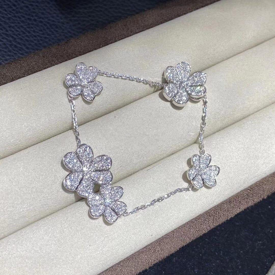 Mysitc FRIVOLE SILVER 5 FLOWERS BRACELET