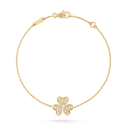 Mysitc FRIVOLE GOLD FLOWER DIAMOND BRACELET
