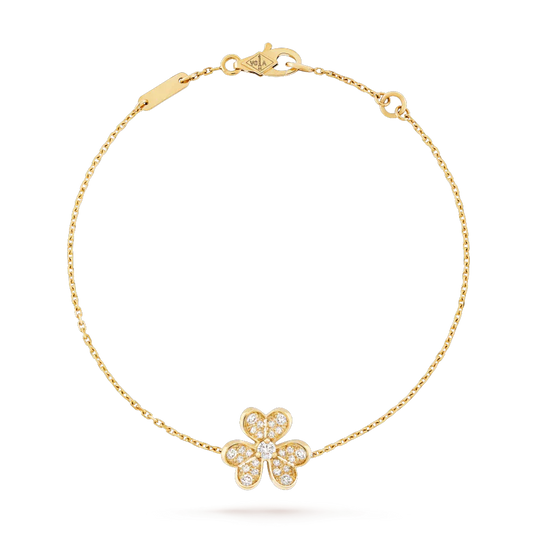 Mysitc FRIVOLE GOLD FLOWER DIAMOND BRACELET