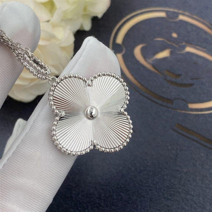 Mysitc CLOVER 25MM SILVER BIG CLOVER NECKLACE