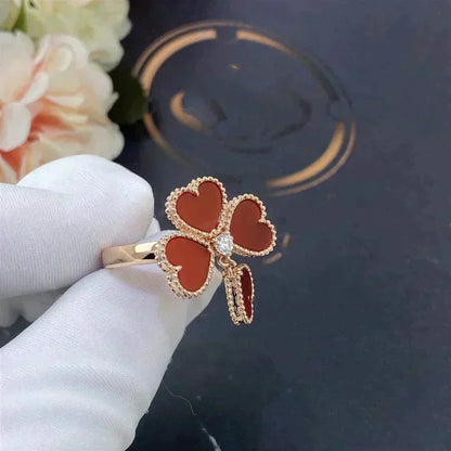 Mysitc SWEET CLOVER CARNELIAN RING