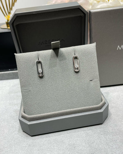 [Mystic ]MOVE UNO SMALL 1 DIAMOND OHRRINGE