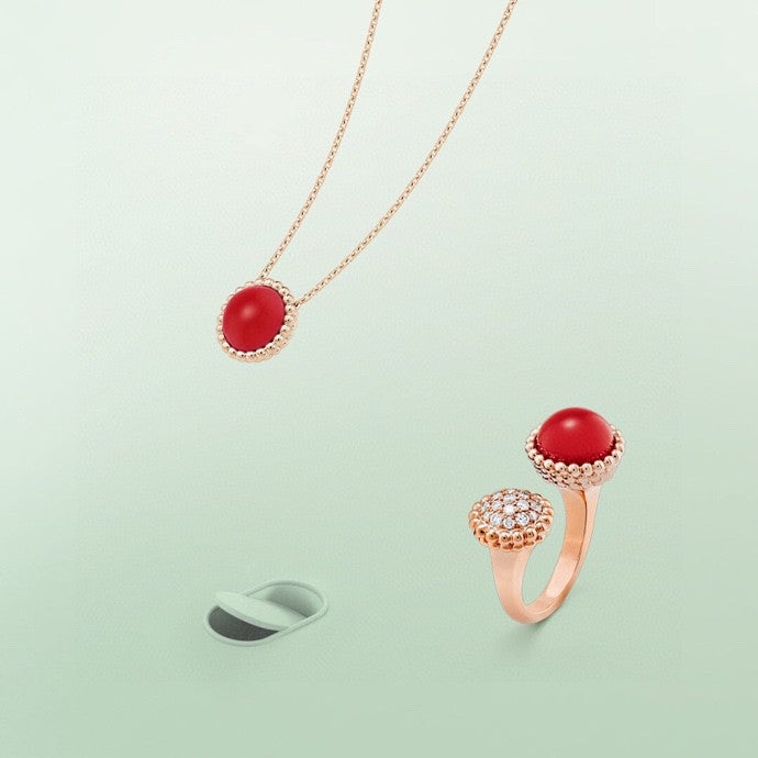 Mysitc PERLEE COULEURS DIAMOND ROSE GOLD BETWEEN THE FINGER RING