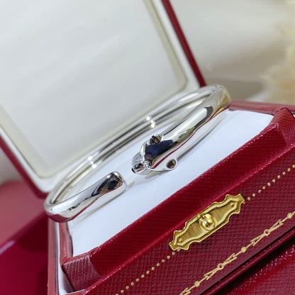 Mysitc PANTHERE SILVER OPEN BRACELET